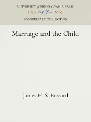 cover image of Marriage and the Child
